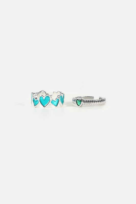 Anillo de aceite con forma de corazón 