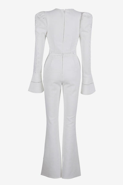Conjunto de pantalones acampanados con aberturas Victoria 