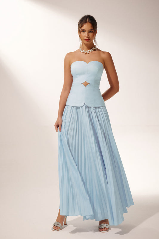 Conjunto plisado con corte Beatrice 