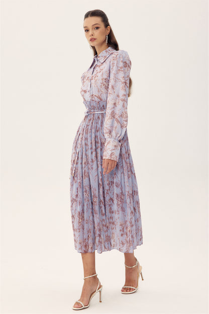 Conjunto de falda plisada con estampado floral Judith 
