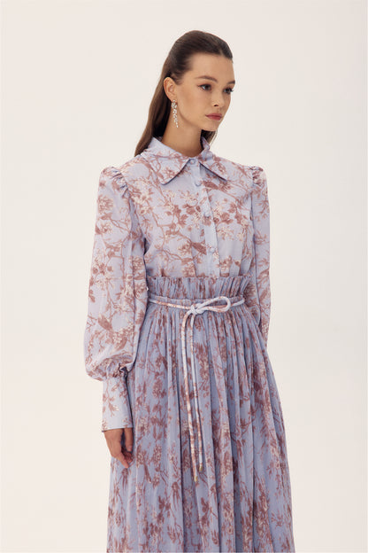 Conjunto de falda plisada con estampado floral Judith 