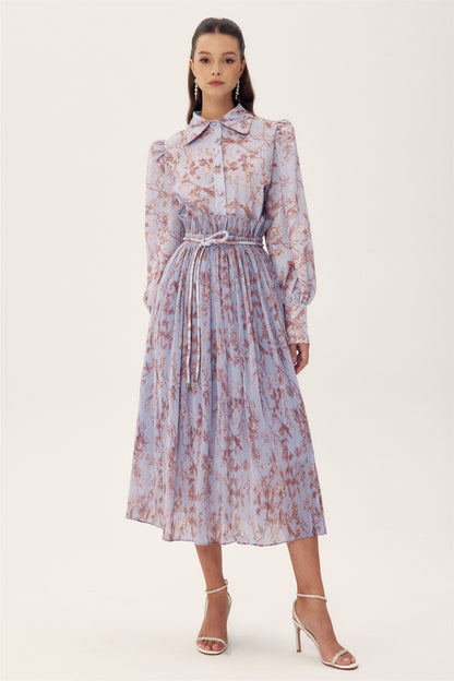 Conjunto de falda plisada con estampado floral Judith 