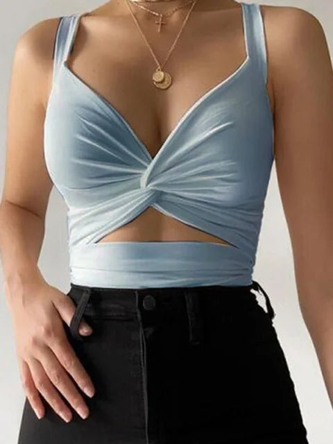 2025 Sexy Women Sleeveless Short Crop tops Ladies Vest Casual Tank Top Women’s Tube Top Female Black White
