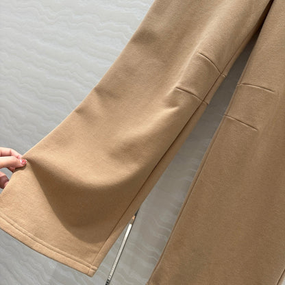 Miu Miu Fake Two-piece Pant Brown Cotton