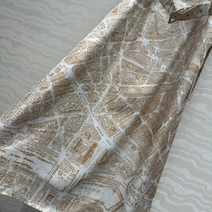 CD Dress Light Brown Silk