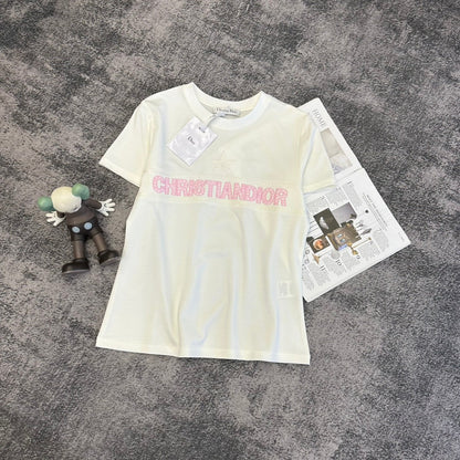 CD SS26 Signature T-shirt Cotton 350555