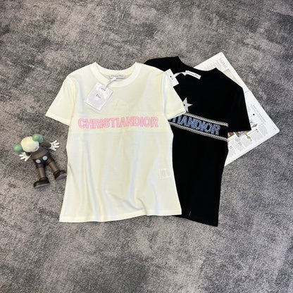 CD SS26 Signature T-shirt Cotton 350555