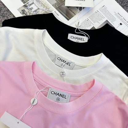 CC SS26 Heart & Camellia Logo T-shirt Cotton 350589