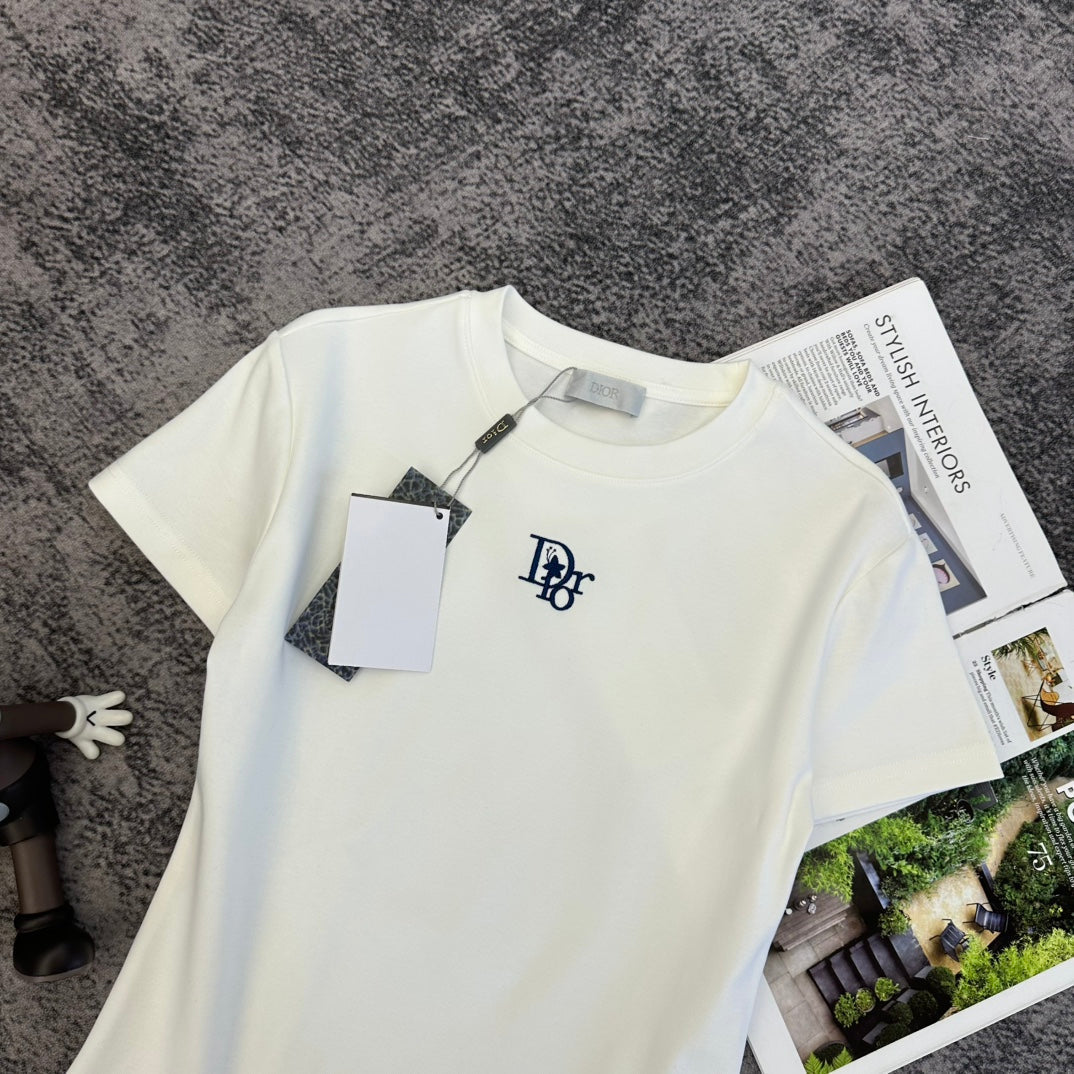 CD SS26 Clover Short-Sleeve T-Shirt Cotton 350585