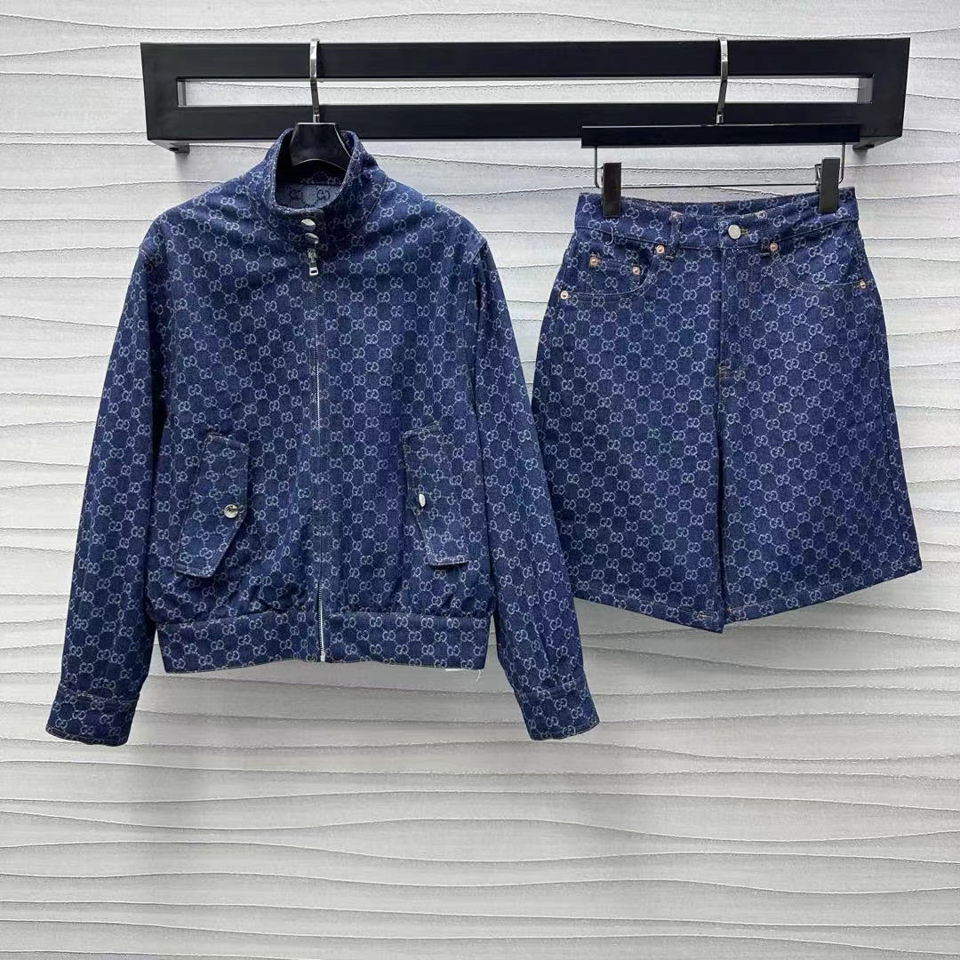 GG Blue Denim Short
