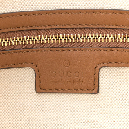 Raffia GG Supreme Monogram Calfskin Small Jackie 1961 Hobo Natural