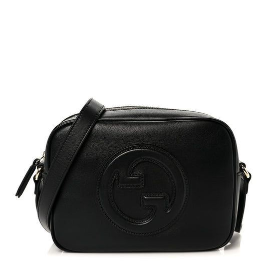 Sweetbread Calfskin Mini Blondie Bag Black