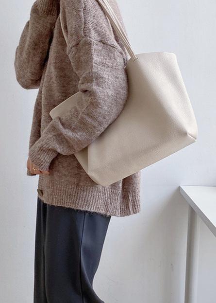 Simple-Leather-Tote-Bag