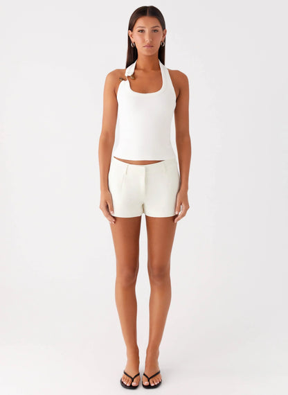 Oslo Mini Shorts - Ivory