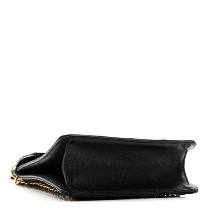 Caviar Quilted Multi Chain Backpack Black