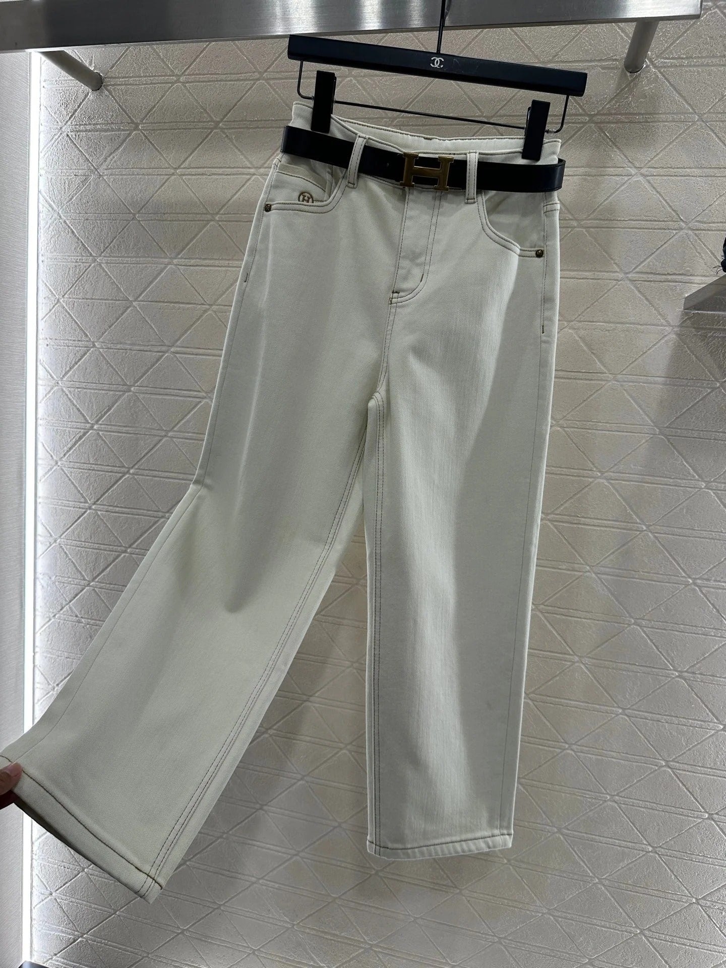 HERMES 25S STRAIGHT-LEG JEANS 083