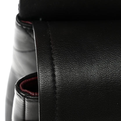 Lambskin Quilted Jumbo Double Flap Black