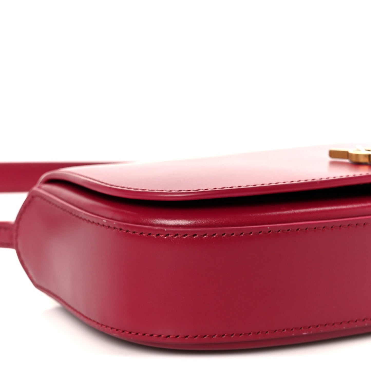 Box Calfskin Mini Voltaire Shoulder Bag Burgundy