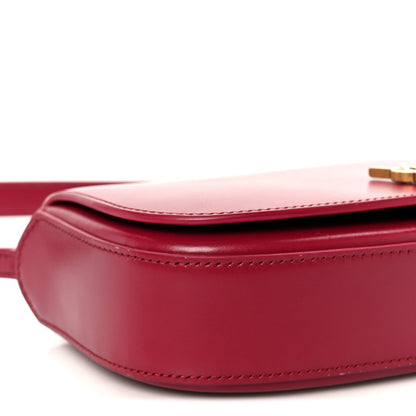 Box Calfskin Mini Voltaire Shoulder Bag Burgundy