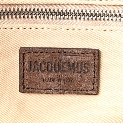 Suede Crocodile Embossed Le Turismo Dark Brown