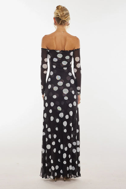 Sheveta Bardot Maxi in Vogue