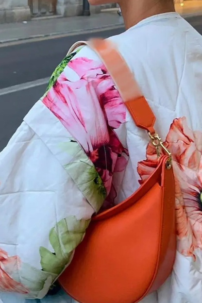 Chaqueta estampada de manga larga 