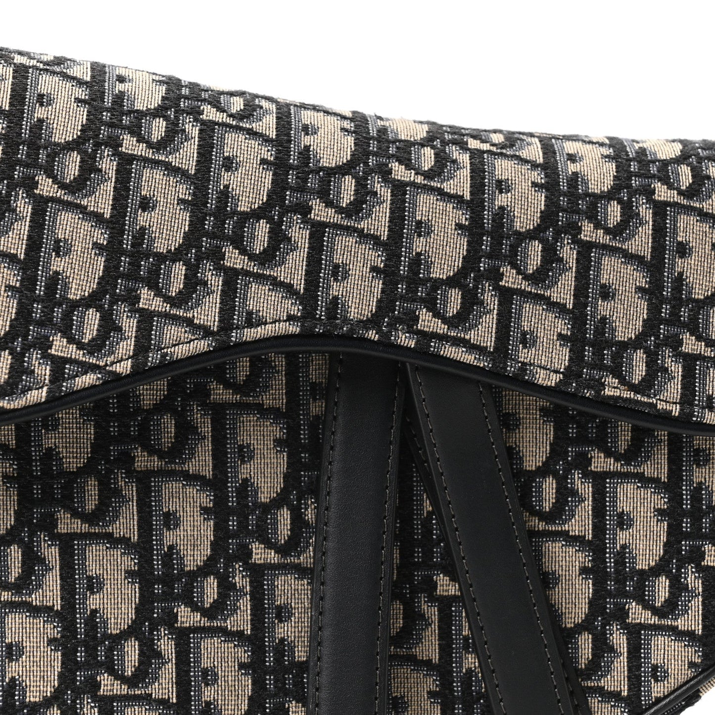 Oblique Saddle Bag Blue
