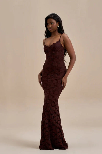 Leah Lace Maxi Dress