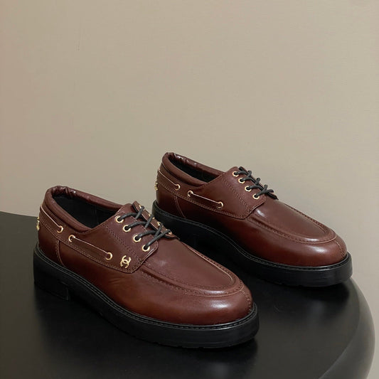 CC 26 Lace-Up Loafer Brown Sheepskin 594248