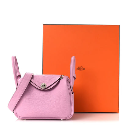 Taurillon Clemence Mini Lindy 20 Mauve Sylvestre