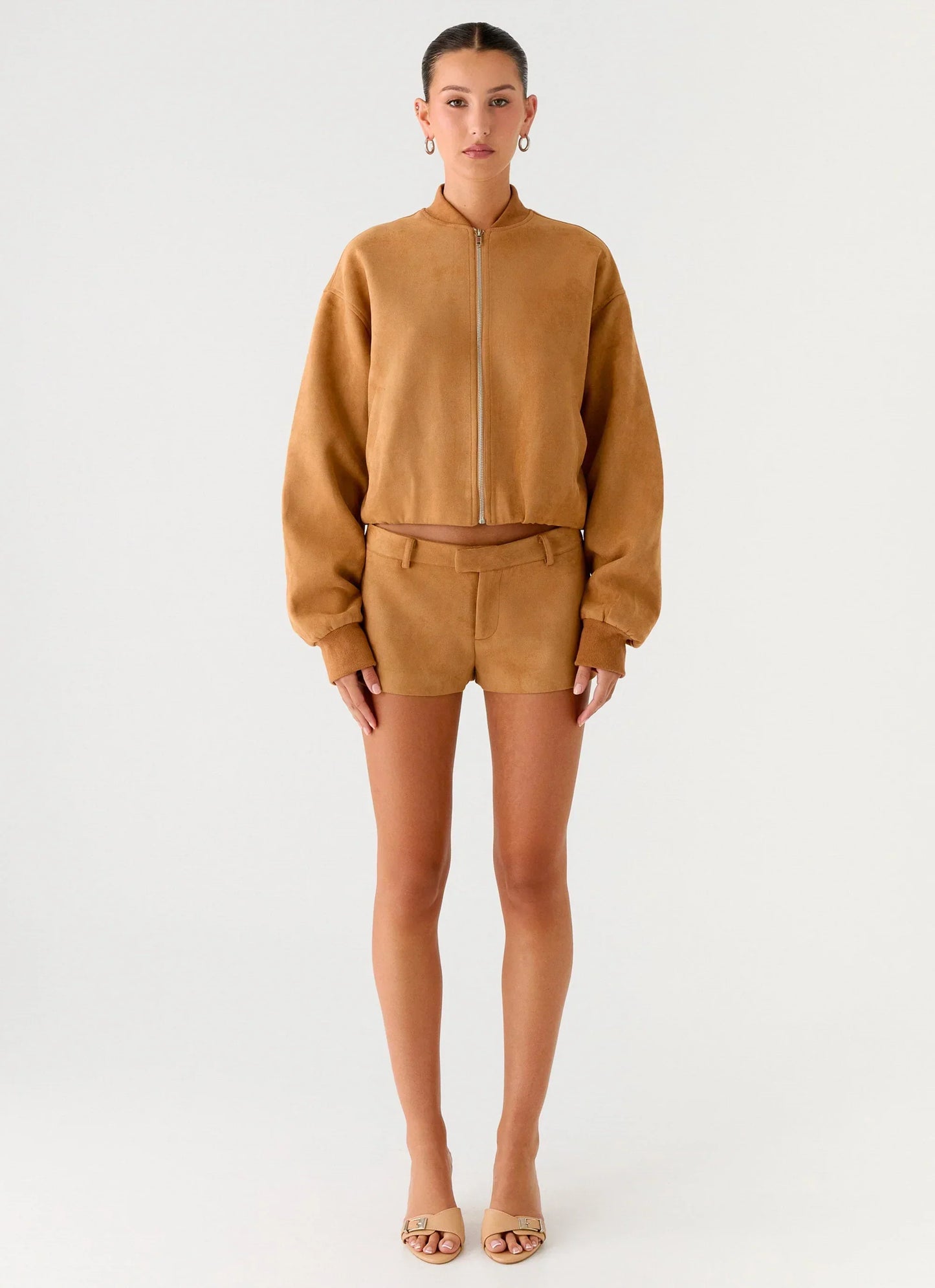 Thats Chill Mini Shorts - Brown