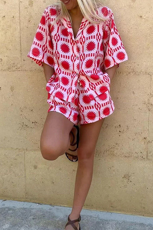 Conjunto casual de dos piezas Sun World