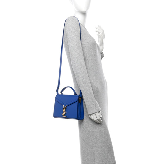 Calfskin Mini Classic Monogram Cassandra Top Handle Bag Majorelle