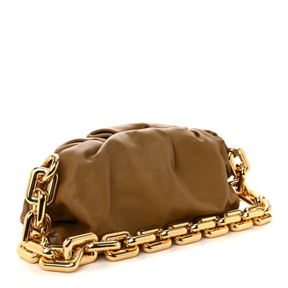 Calfskin The Pouch Chain Moutarde