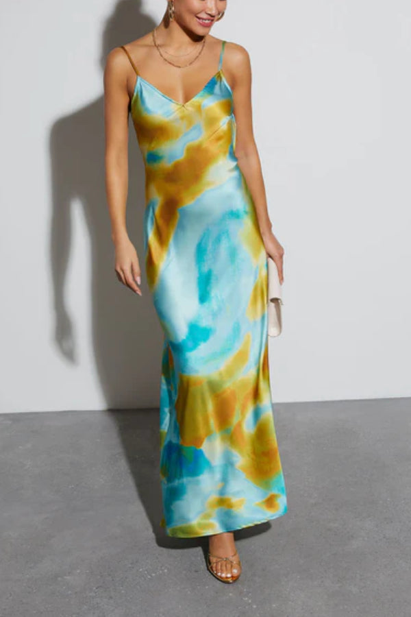 Vestido largo lencero Harmony