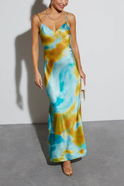 Vestido largo lencero Harmony