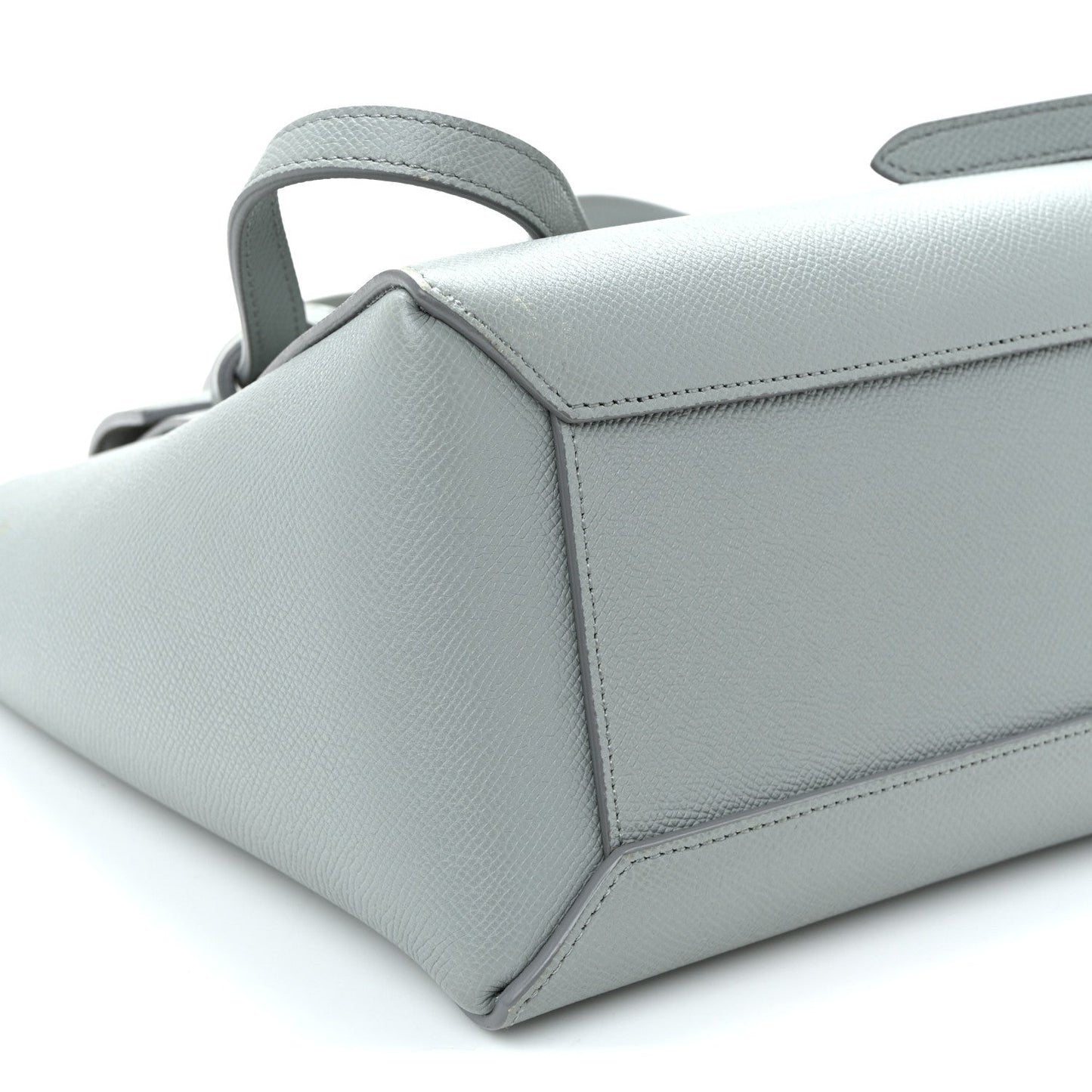 Grained Calfskin Micro Belt Bag Cloud