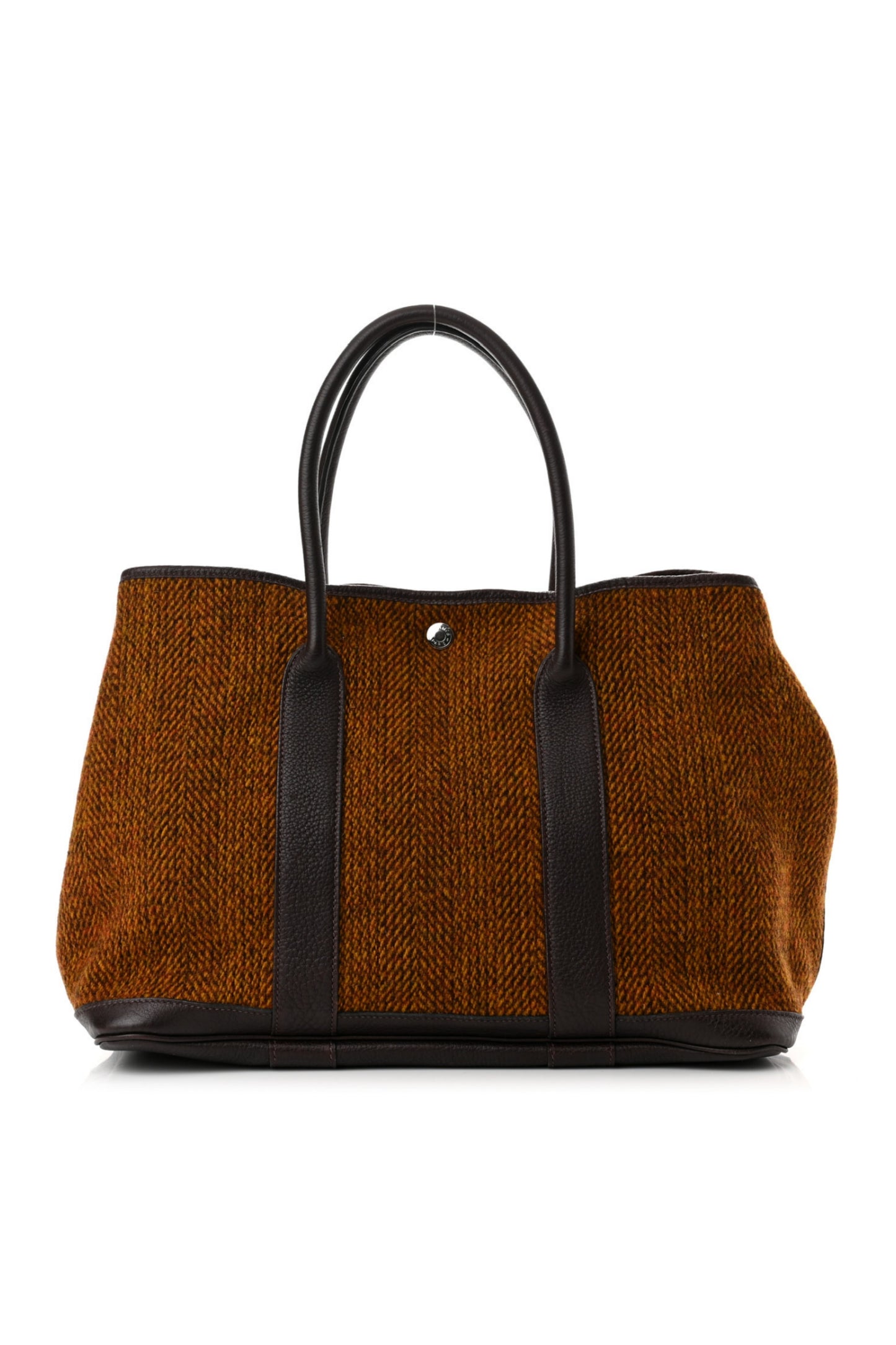 Bolso tote de piel sintética de lana sintética 