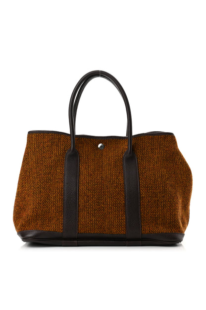 Bolso tote de piel sintética de lana sintética 