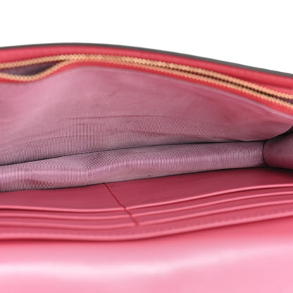 Calfskin GG Matelasse Chain Wallet Rhodamine Pink