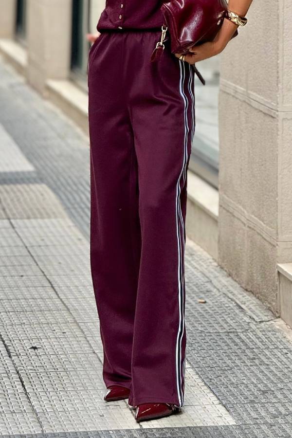 Pantalones rectos sueltos casuales