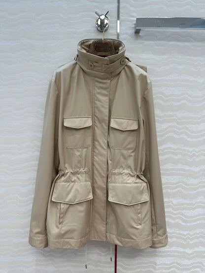 LP 25 LP Traveler Windproof Jacket Beige Fabric Leather 297491