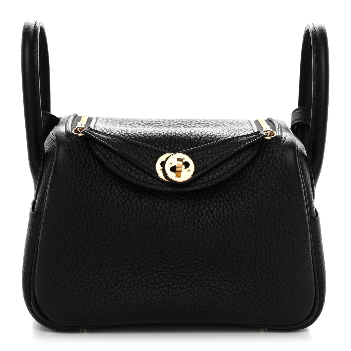 Taurillon Clemence Mini Lindy 20 Black