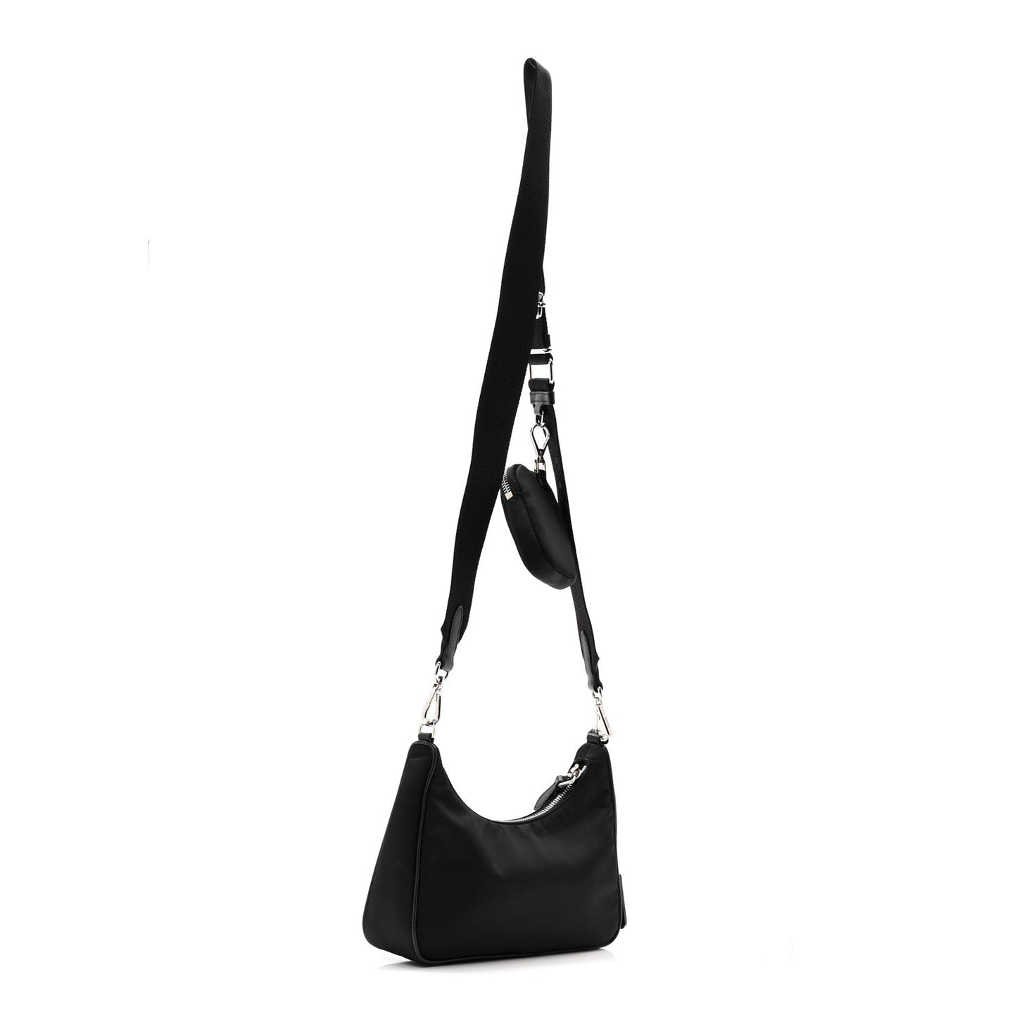 Re-Nylon Saffiano Re-Edition 2005 Shoulder Bag Black