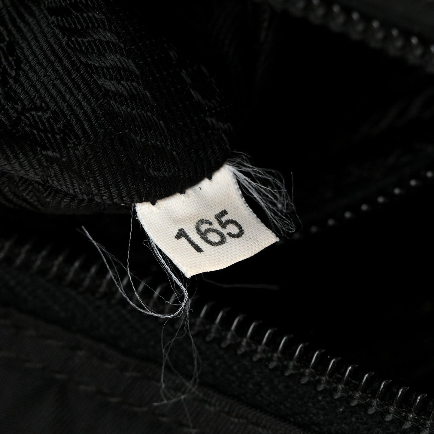 Nylon Vela Saffiano Single Buckle Messenger Shoulder Bag Black