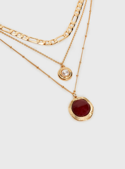 Irulan Necklace Gold