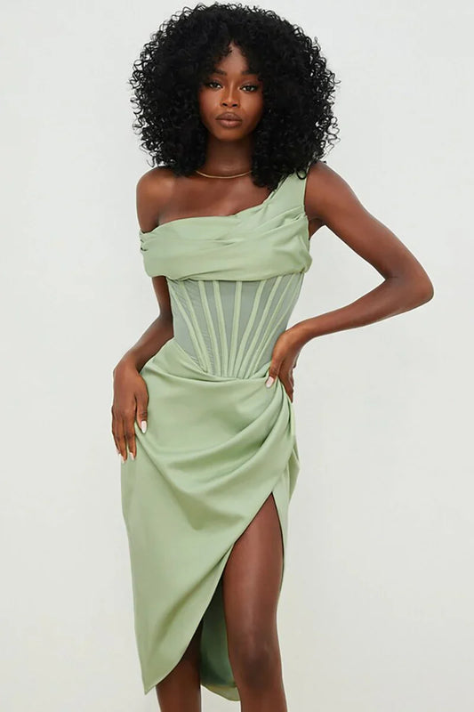 Apple Green Vintage Style Swimsuit Set