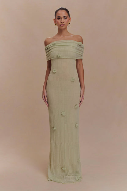 Orchid Knit Maxi Dress