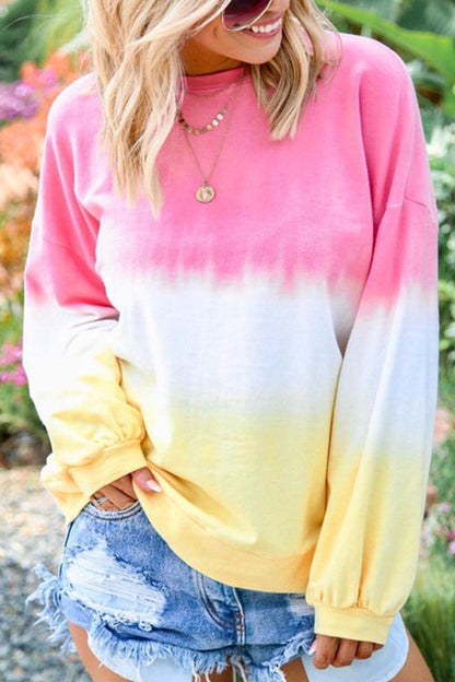 Top de moda con efecto tie-dye (3 colores)