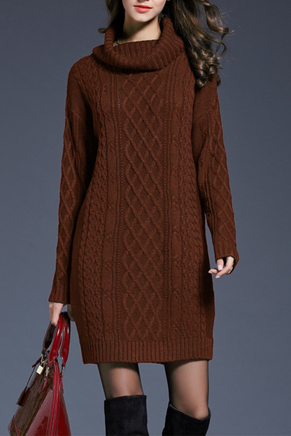 Vestido de punto de invierno (3 colores)